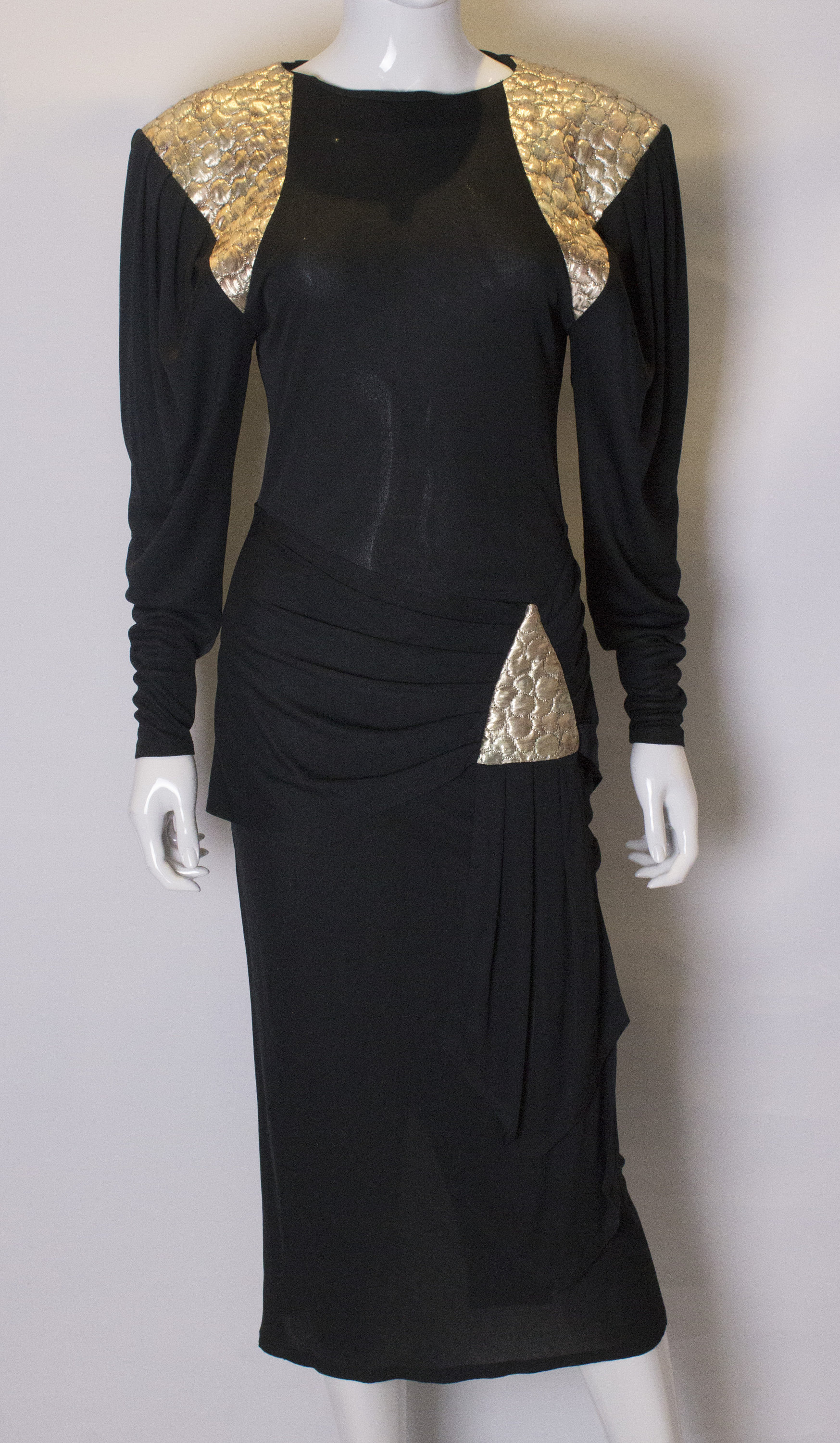 Ein Vintage 1980Er Flaschengrün Wurzeln Party-Kleid von AardvarkvintageGoods