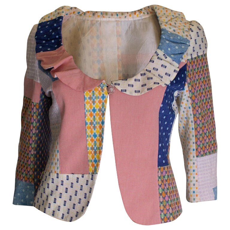 Patchwork Jacket in Den 1980Er Jahren von AardvarkvintageGoods