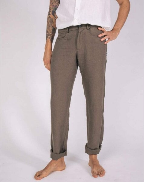 Aatise Herren Leinenhose aus 100% Leinen Zanzibar regular fit, mid rise von Aatise