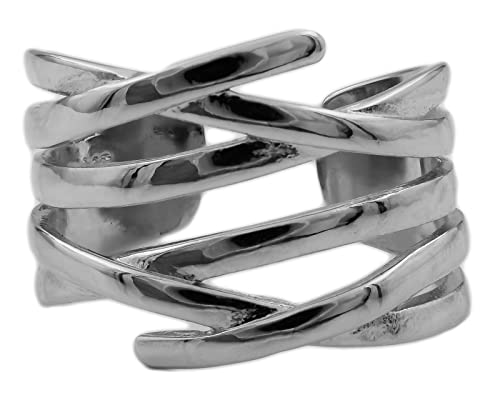 AbaSchmuck Silberring Silber 925 Ring Verstellbar Offen R0824 Damenring 925 AbaSchmuck Silberring Silber 925 Ring Verstellbar Offen R0824 Damenring 925 von AbaSchmuck