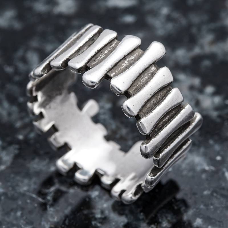 Silberring Silber 925 Ring Verstellbar Offen R0606 von AbaSchmuck