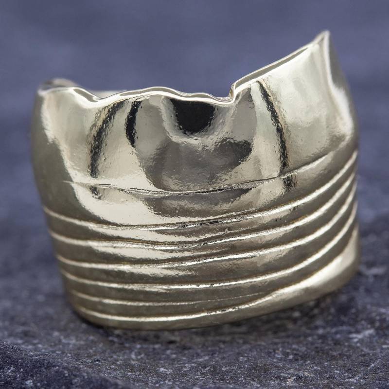 Silberring Silber 925 Ring Verstellbar Offen R0940 von AbaSchmuck
