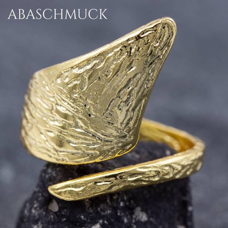 Silberring Silber 925 Ring Verstellbar Offen R0941 von AbaSchmuck