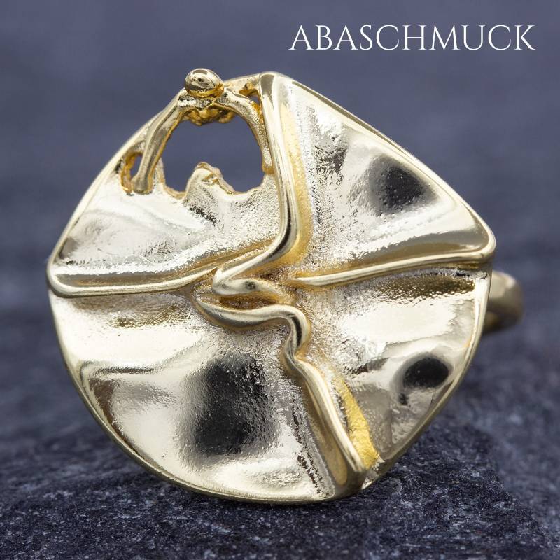 Silberring Silber 925 Ring Verstellbar Offen R0947 von AbaSchmuck