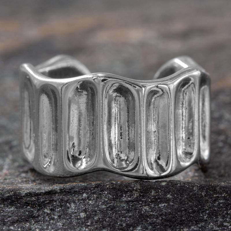 Silberring Silber 925 Ring Verstellbar Offen R0973 von AbaSchmuck