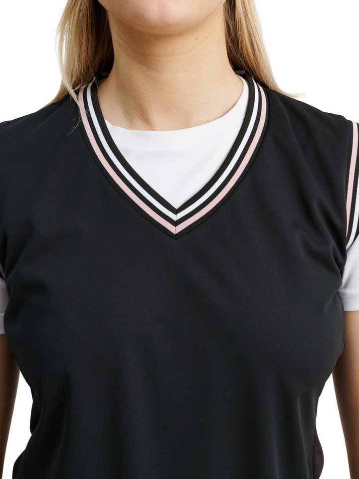 Abacus Sportswear Golfweste Abacus Golf Weste Dornoch Hybrid Schwarz-Begonia Damen von Abacus Sportswear
