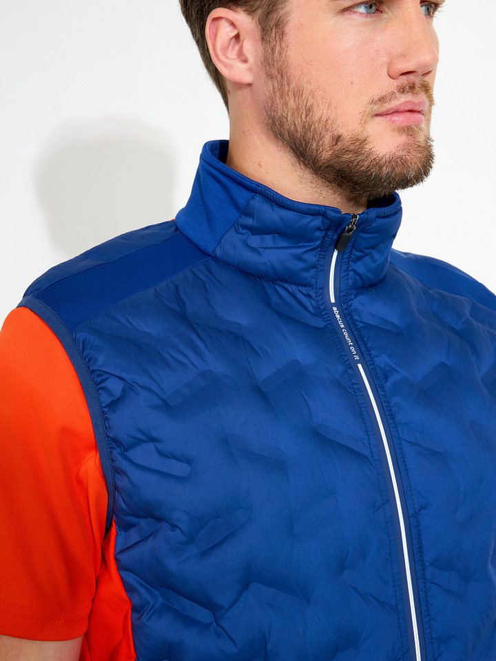 Abacus Sportswear Golfweste Abacus Golf Weste Portrush Hybrid Blau-Orange Herren von Abacus Sportswear