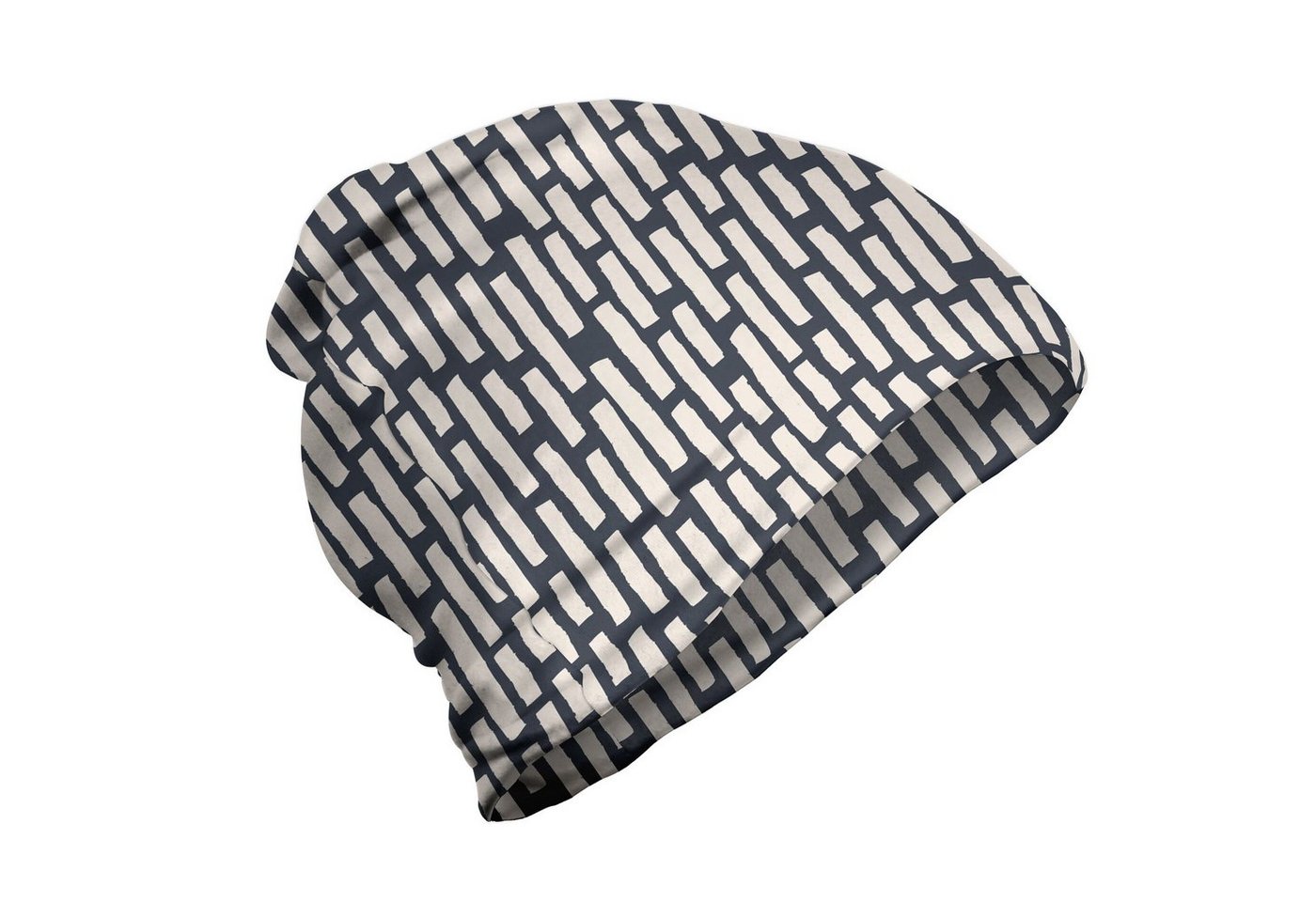 Abakuhaus Beanie Wandern im Freien Abstrakt Brushstroke Bold Bar von Abakuhaus