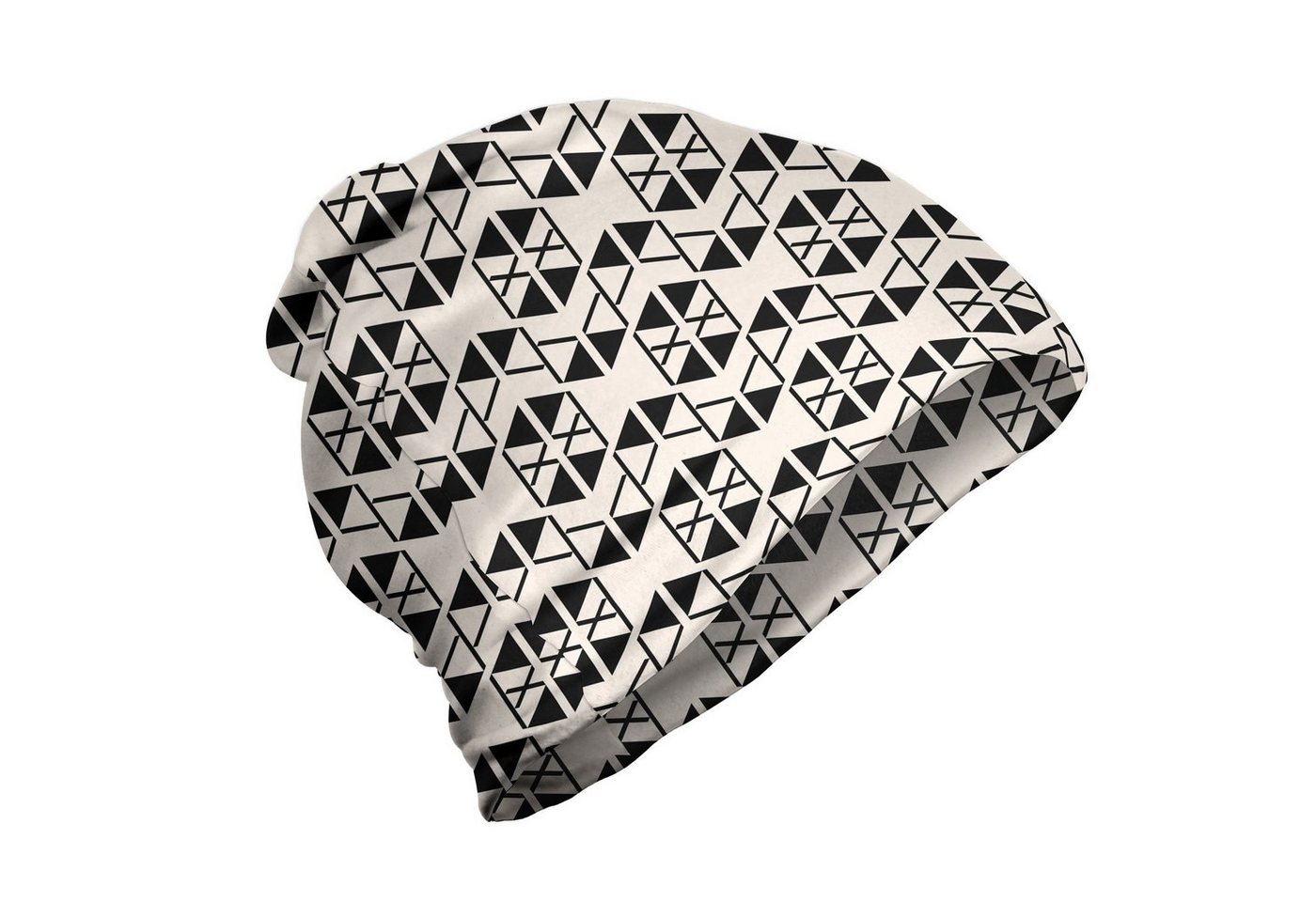 Abakuhaus Beanie Wandern im Freien Geometrisch Moderne Retro Formen Kunst von Abakuhaus