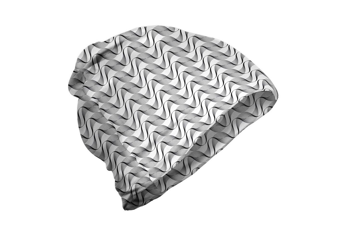 Abakuhaus Beanie Wandern im Freien Geometrisch Zier Gebogene Stripes von Abakuhaus