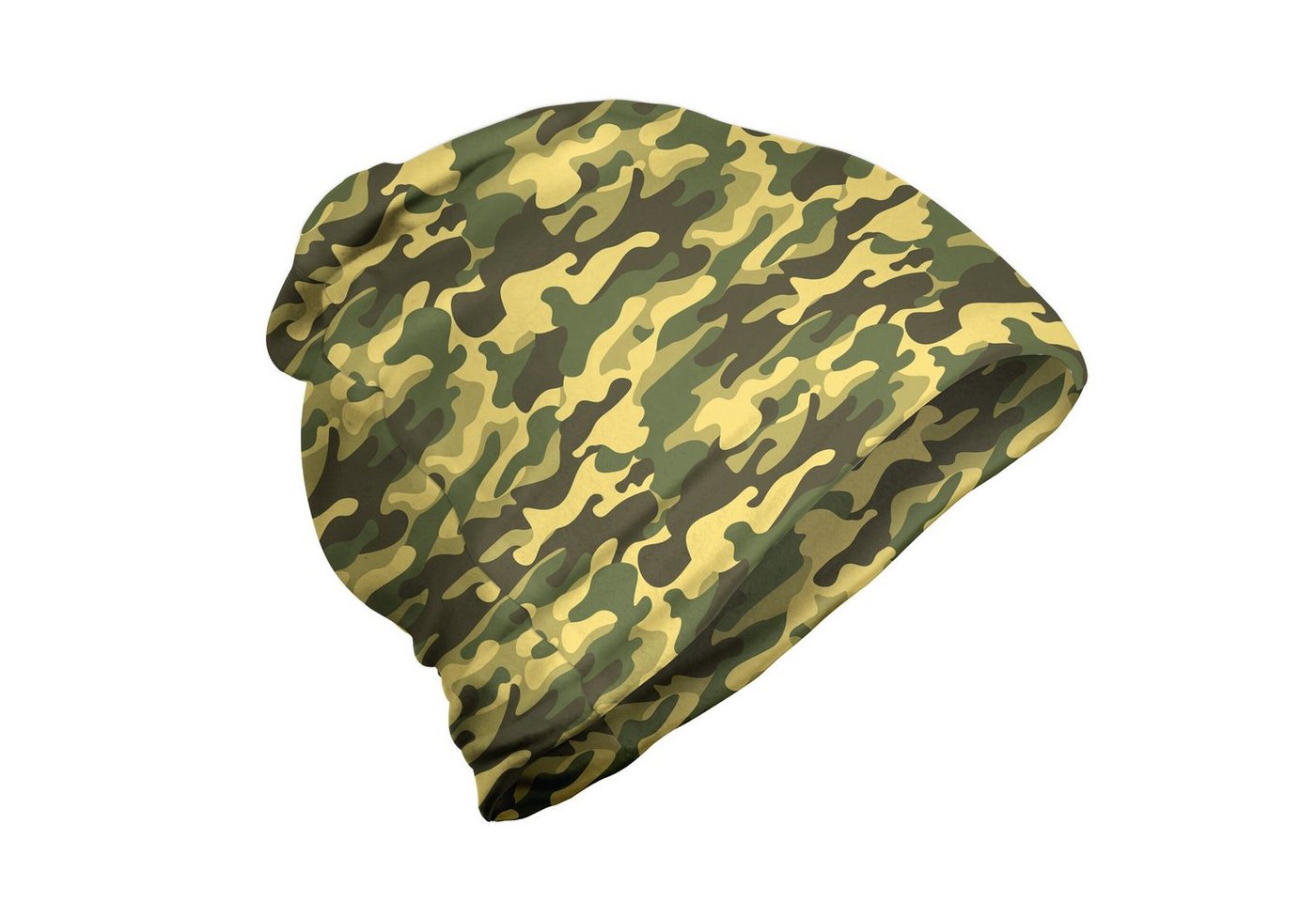 Abakuhaus Beanie Wandern im Freien Khaki Die Wiederholung Camouflage Spots von Abakuhaus