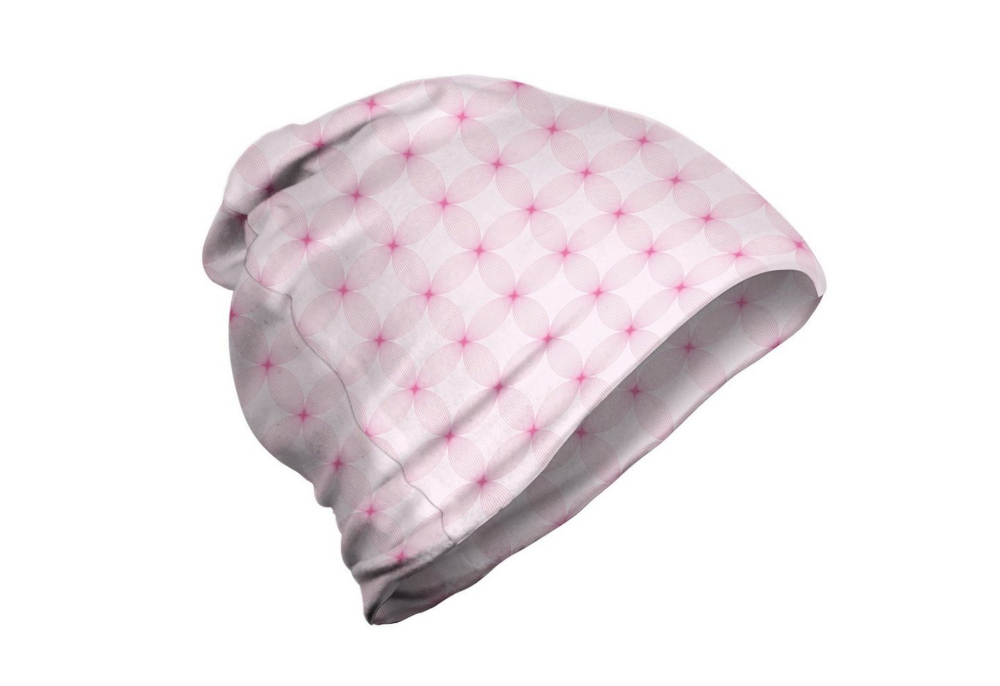 Abakuhaus Beanie Wandern im Freien Modern Baby-Rosa Tangled Motive von Abakuhaus