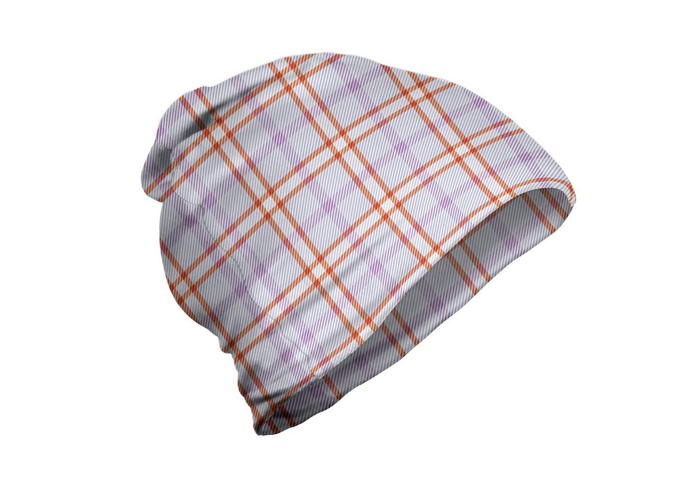 Abakuhaus Beanie Wandern im Freien Plaid Soft-Streifen in Karo-Muster von Abakuhaus