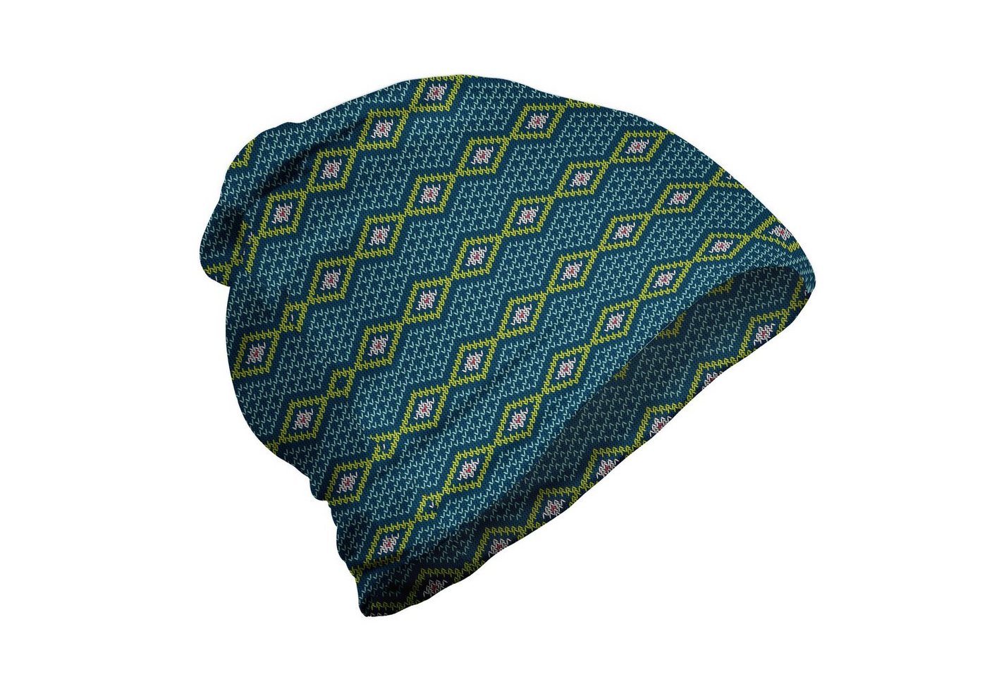 Abakuhaus Beanie Wandern im Freien Retro Chevron Klassische Ethnic Art von Abakuhaus