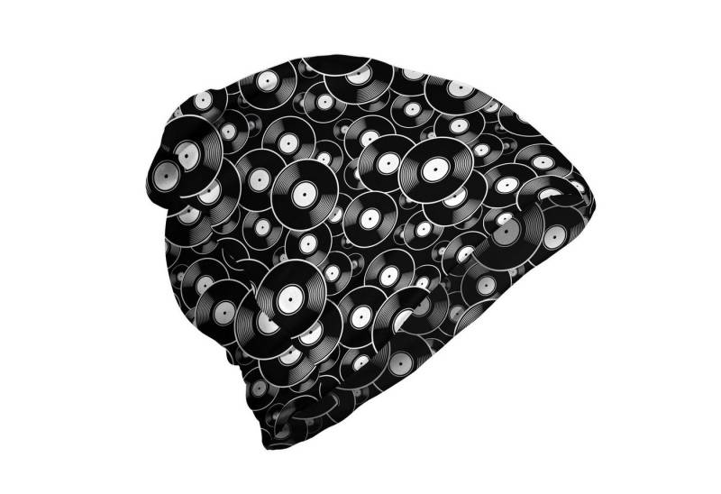 Abakuhaus Beanie Wandern im Freien Retro Old Time Records Music Anzahl Disks von Abakuhaus