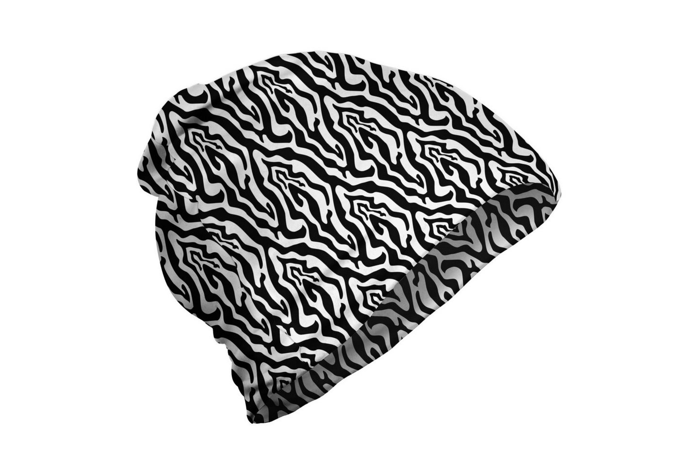 Abakuhaus Beanie Wandern im Freien Zebra Monochrome Abstrakt Pferd von Abakuhaus