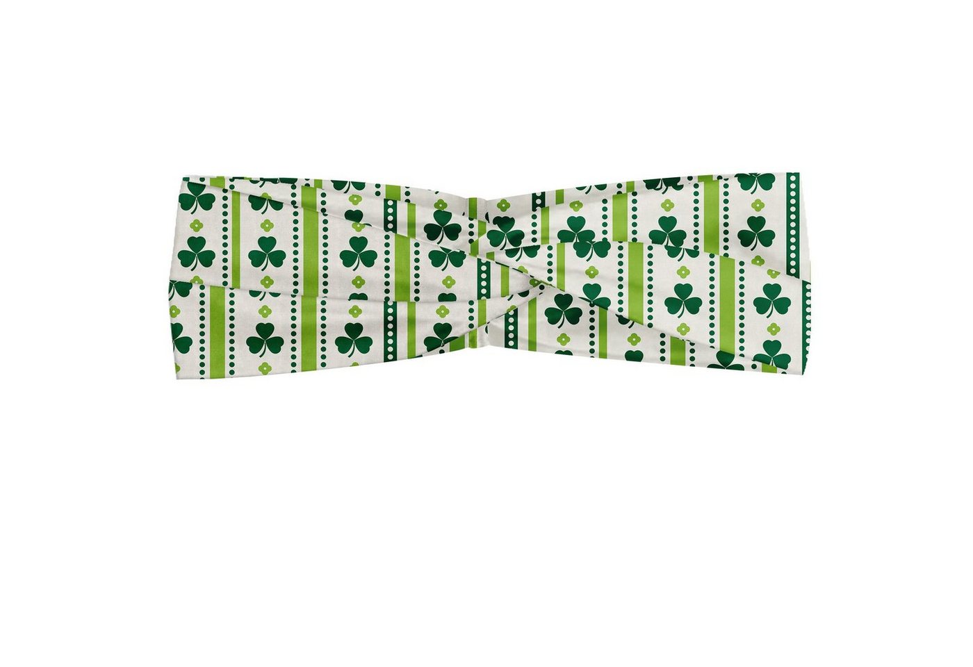 Abakuhaus Stirnband Elastisch und Angenehme alltags accessories Blumen Irish Clovers Linien Punkte von Abakuhaus