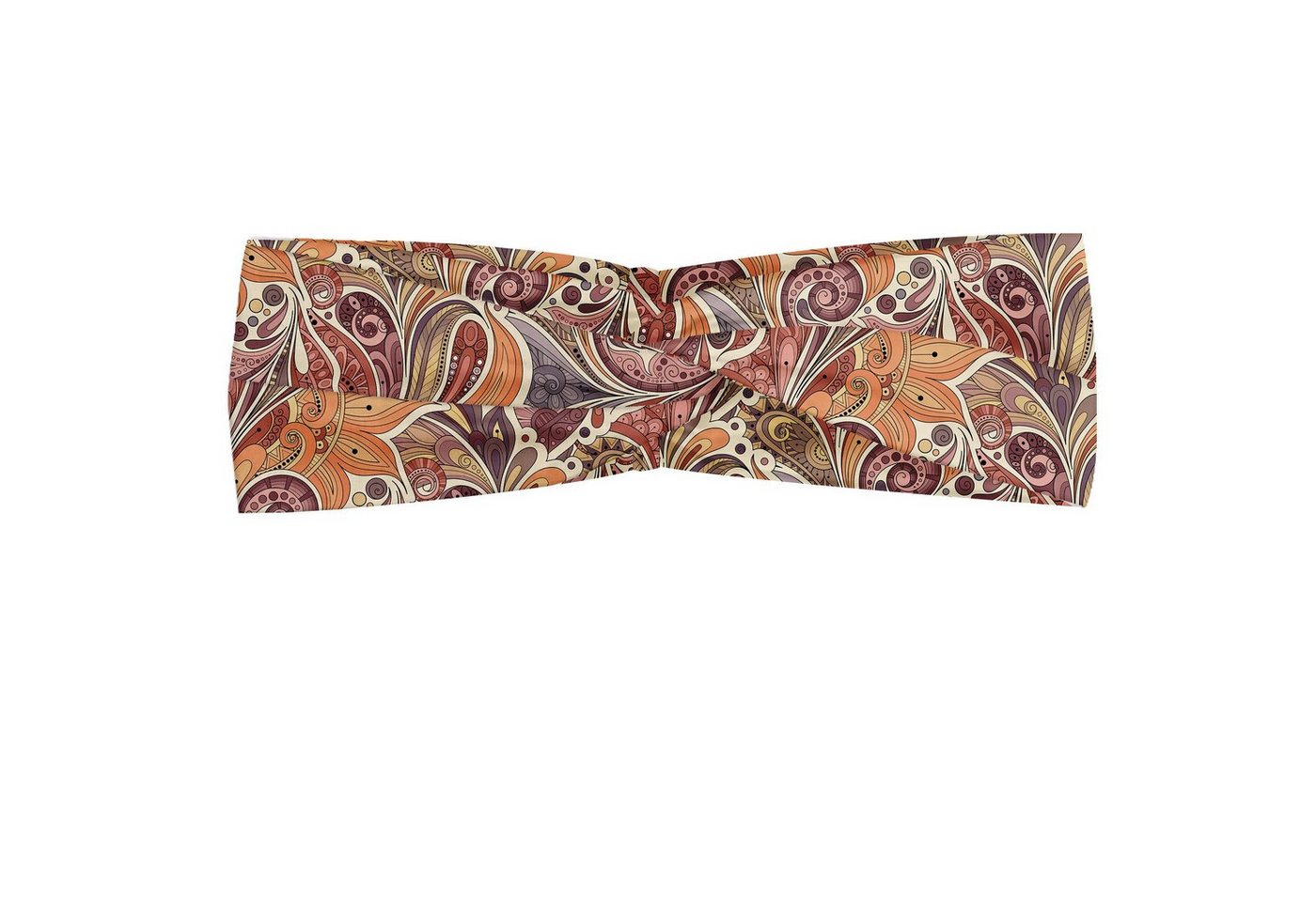 Abakuhaus Stirnband Elastisch und Angenehme alltags accessories Blumen Paisley Leaf Pattern von Abakuhaus