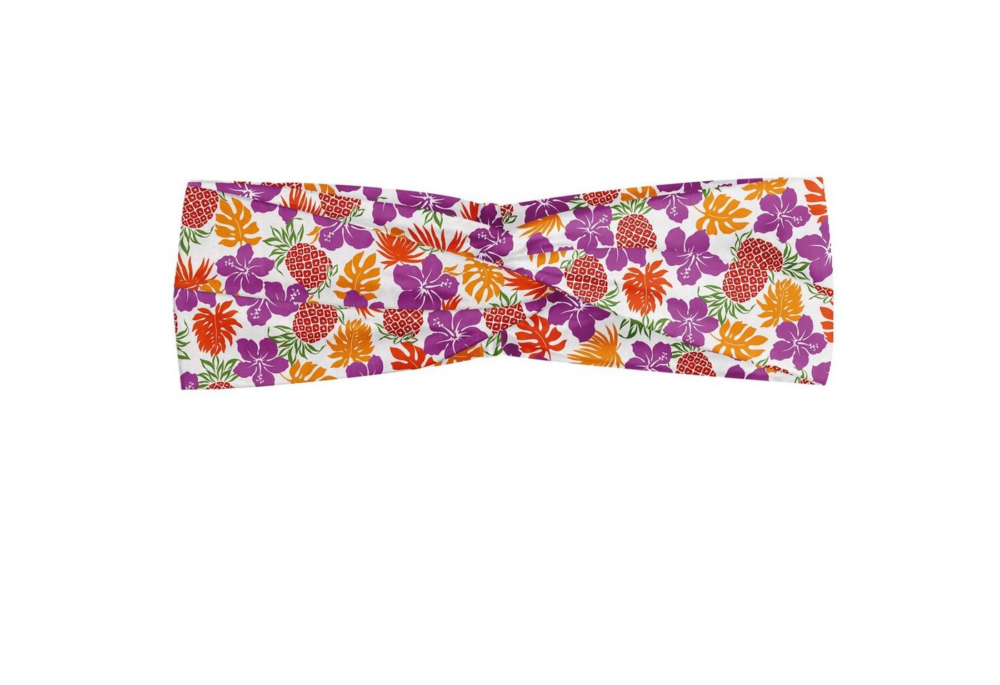 Abakuhaus Stirnband Elastisch und Angenehme alltags accessories Blumen Tropical Hawaii Hibiscus von Abakuhaus