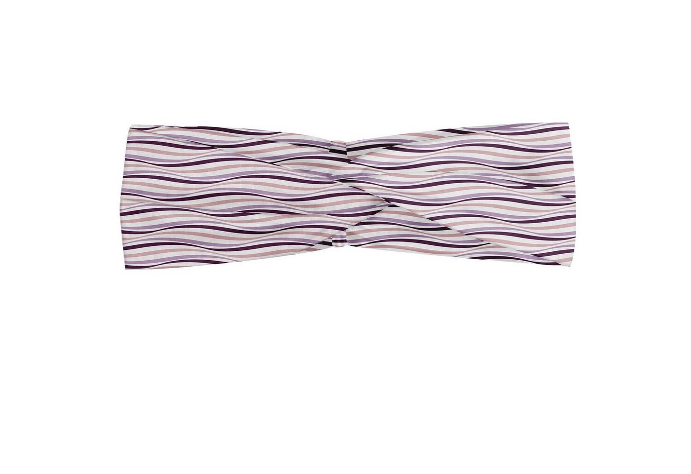 Abakuhaus Stirnband Elastisch und Angenehme alltags accessories Lila Meer Wellen inspiriert von Abakuhaus