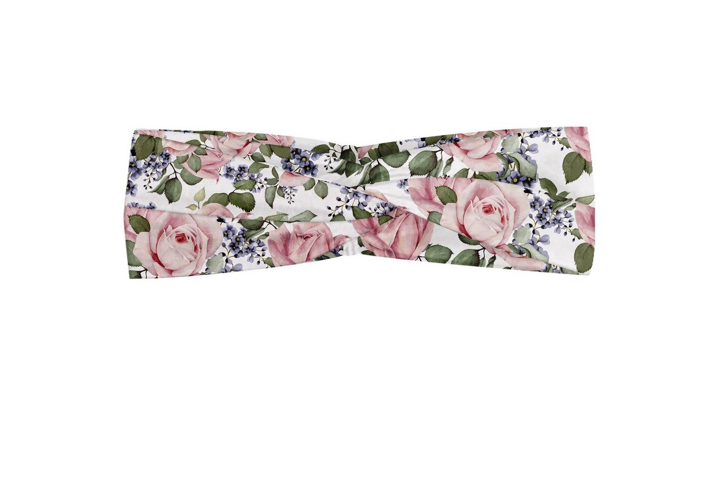 Abakuhaus Stirnband Elastisch und Angenehme alltags accessories Rose Blühendes Rosa Flora von Abakuhaus