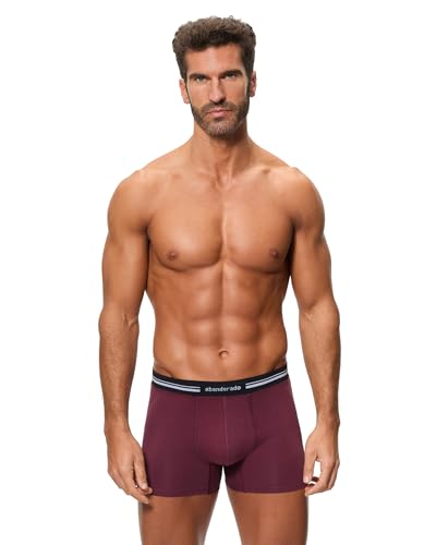 Abanderado Herren Bóxer Cerrado Técnico Cintura Extra Suave Geschlossene Boxershorts, Pflaume, 52 von Abanderado