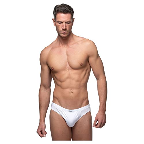 abanderado Herren Mini Slip De Algodón Unterkleid, Weiß (Blanco 001), Medium (Herstellergröße: M/48) von Abanderado