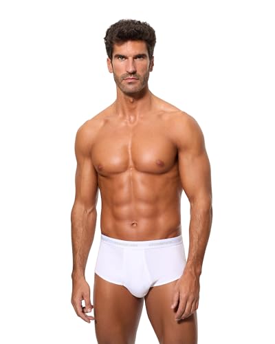 abanderado Herren Ocean Algodón 100% Con Bragueta Unterkleid, Weiß (Blanco 001), Large (Herstellergröße: L/52) von Abanderado