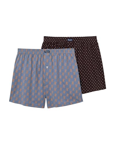 Abanderado Herren Pack Bóxer Punto Esenciales Estampados Boxershorts, bunt, 48 (2er von Abanderado