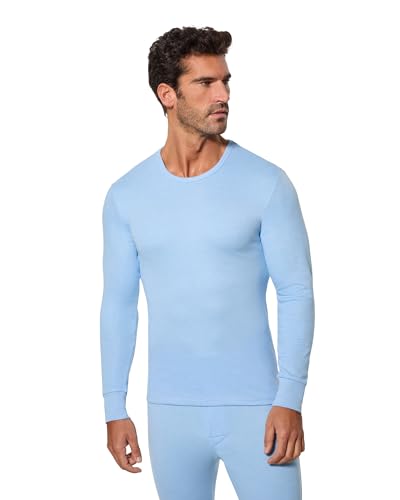 Abanderado Herren Thermofaser für den Winter Baselayer-Shirt, Himmelblau, XL von Abanderado