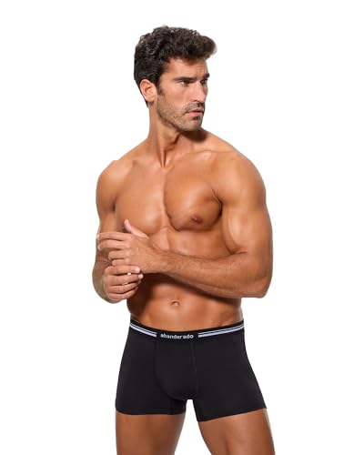 Abanderado Herren-Boxershorts aus elastischer Baumwolle mit extra weichem Bund A077I von Abanderado