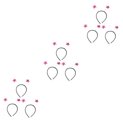 Abaodam 9 Stk Glitzernde Haarbänder Weihnachts-haarschmuck Star Haarschmuck Für Frauenparty Stern-haar-accessoires-ornament Kopf Boppers Antennenkopf Mädchen Männer Und Frauen Meerjungfrau von Abaodam