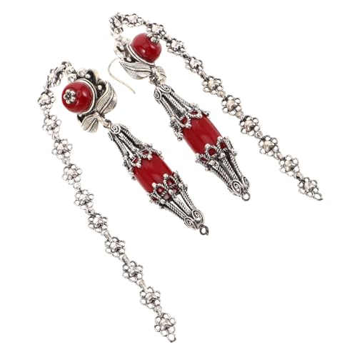 Abaodam 1 Paar Ethnische Ohrhänger: Boho-quastendesign Mit Aufwendiger Metallarbeit Für Festivalbesucher Und Brautpartys – Kunsthandwerklicher Sommer-statement-schmuck von Abaodam