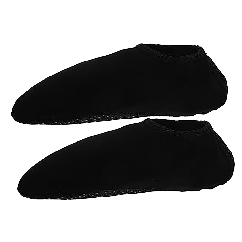 Abaodam 1 Paar Wasserschuhe für Männer und Frauen rutschfeste Strandsocken Atmungsaktivem Material Schwimmschuhe für Tauchen Schnorcheln und Wassersport Schwarz von Abaodam