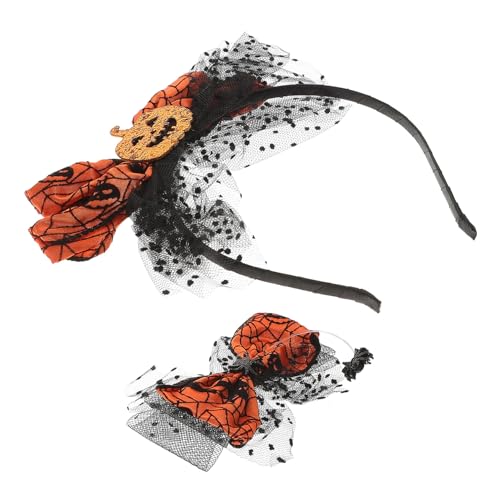 Abaodam Kürbis Haarband Halloween Party Deko Ausgefallenes Haarband Für Junge Mädchen Junge Mädchen Mit Kürbis Motiv Für Party Tragen von Abaodam