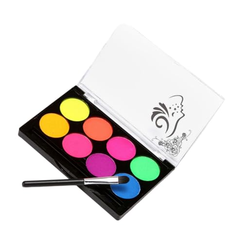 Abaodam Farben Fluoreszierende Wasserlösliche Gesichts Und Körpermalfarben Für Halloween Und Partys Flexibel Schnell Trocknend Und Stain Resistant von Abaodam