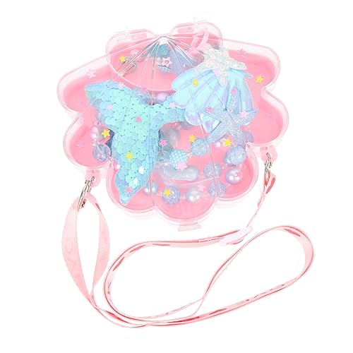 Abaodam 1 Set Meerjungfrau-Schmuck-Halskette und Armband-Set für Verkleidungen, Accessoires mit Box für Partys und fantasievolles Spielen von Abaodam