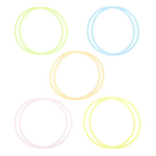 Abaodam 10 Stk Silikonarmband elastisches Armband (schwarz) armbänder für kinder haarband Neon-Armbänder Gelee-Armband für Kinder freundschaftsarmbänder Jelly Armbänder 80er Elastizität von Abaodam