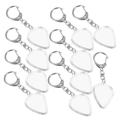 Abaodam 10 Stück Gitarrenplektrum Aufbewahrungsbox Plektrenhalter Für Gitarristen Gitarrenplektrenhalter Mit Schlüsselring Gitarrenplektrum Organizer Plektrenhalter In von Abaodam
