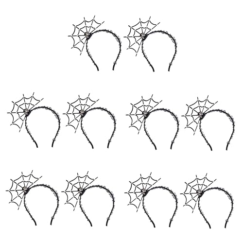 Abaodam 10 Stk Spinnennetz Stirnband Haarschmuck Kleidung Bilden von Abaodam