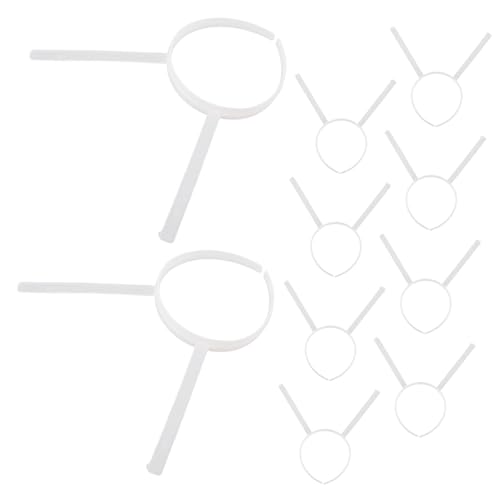 Abaodam 10stücke Transparente Kunststoff-stirnbandrahmenbasis Für Kinderprojekte Blanko Zum Basteln Basis Für Blanken Stirnbandrahmen Zur Dekoration von Abaodam