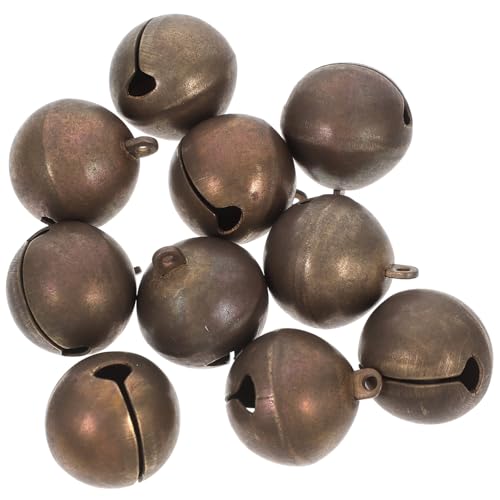 Abaodam 10 Stück Vintage Kupferglocken für Hundehalsbänder und Ziegenhalsbänder Weihnachtsdeko für Haustiere und Bastelprojekte Langlebig und Vielseitig Einsetzbar Abaodam 10 Stück Vintage Kupferglocken für Hundehalsbänder und Ziegenhalsbänder Weihnachtsdeko für Haustiere und Bastelprojekte Langlebig und Vielseitig Einsetzbar von Abaodam