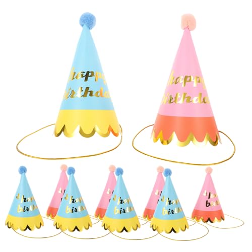 Abaodam 10st Alles Zum Geburtstag Hut Babyparty-partyhut Erster Geburtstag Requisite Geburtstagsparty-mütze Partyhüte Für Erwachsene Geburtstag Liefert Papier Kind Bilden von Abaodam