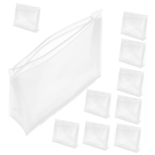 Abaodam 10stücke Transparente Reise-Kosmetiktasche Durchsichtige Kulturbeutel Robuste Nähte Leichtes Material Großzügiger Zugang Für Fitness Reisen Und Camping Geeignet Für Flugzeug Abaodam 10stücke Transparente Reise-Kosmetiktasche Durchsichtige Kulturbeutel Robuste Nähte Leichtes Material Großzügiger Zugang Für Fitness Reisen Und Camping Geeignet Für Flugzeug von Abaodam
