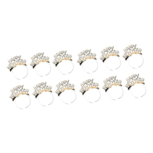 Abaodam 12 Stk Kristallneujahrsstirnband Neujahr Stirnband Tiara Funkelnde Kopfbedeckungen Für Das Neue Jahr Silvesterparty Strass Neujahr Tiara Silvester Tiara Requisiten Krone Fräulein von Abaodam