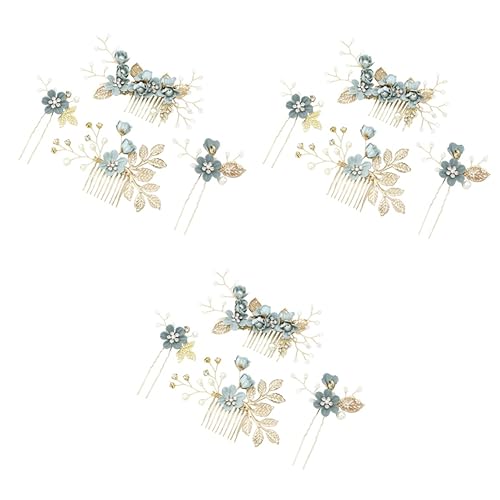 Abaodam 12stücke Teiliges Hochzeits-haarkamm Bräute Haarschmuck-accessoire Mit Kristallen Elegante Hochzeitskopfbedeckung Für Frauen Und Mädchen von Abaodam
