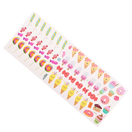 Abaodam 12blätter Süße Aufkleber Für Geburtstagsfeiern Und Kinderfreundlich Deko Für Partys Scrapbooking Und -projekte Für Kindergeburtstage von Abaodam