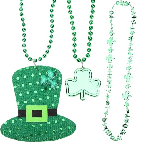 Abaodam St Patricks Day Halskette Set Irish Sunes Perlenkette String Party Favor Decor Irische Halskette von Abaodam