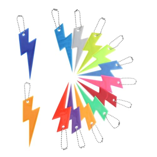 Abaodam 13 Stück Reflektierender Anhänger Zum Aufhängen Rucksack-sicherheitsanhänger Sicherheitsreflektoren Für Rucksäcke Anhänger Mit Sicherheitsreflektor Schulbeutelanhänger Pvc von Abaodam