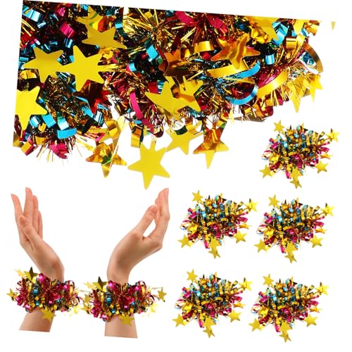 Abaodam 14 Stück Bunte Cheerleading Pom Poms aus Glitzersequins Voll Geformte Hand Haar performance Requisiten für Sportveranstaltungen und Tanz Geeignet für Erwachsene von Abaodam